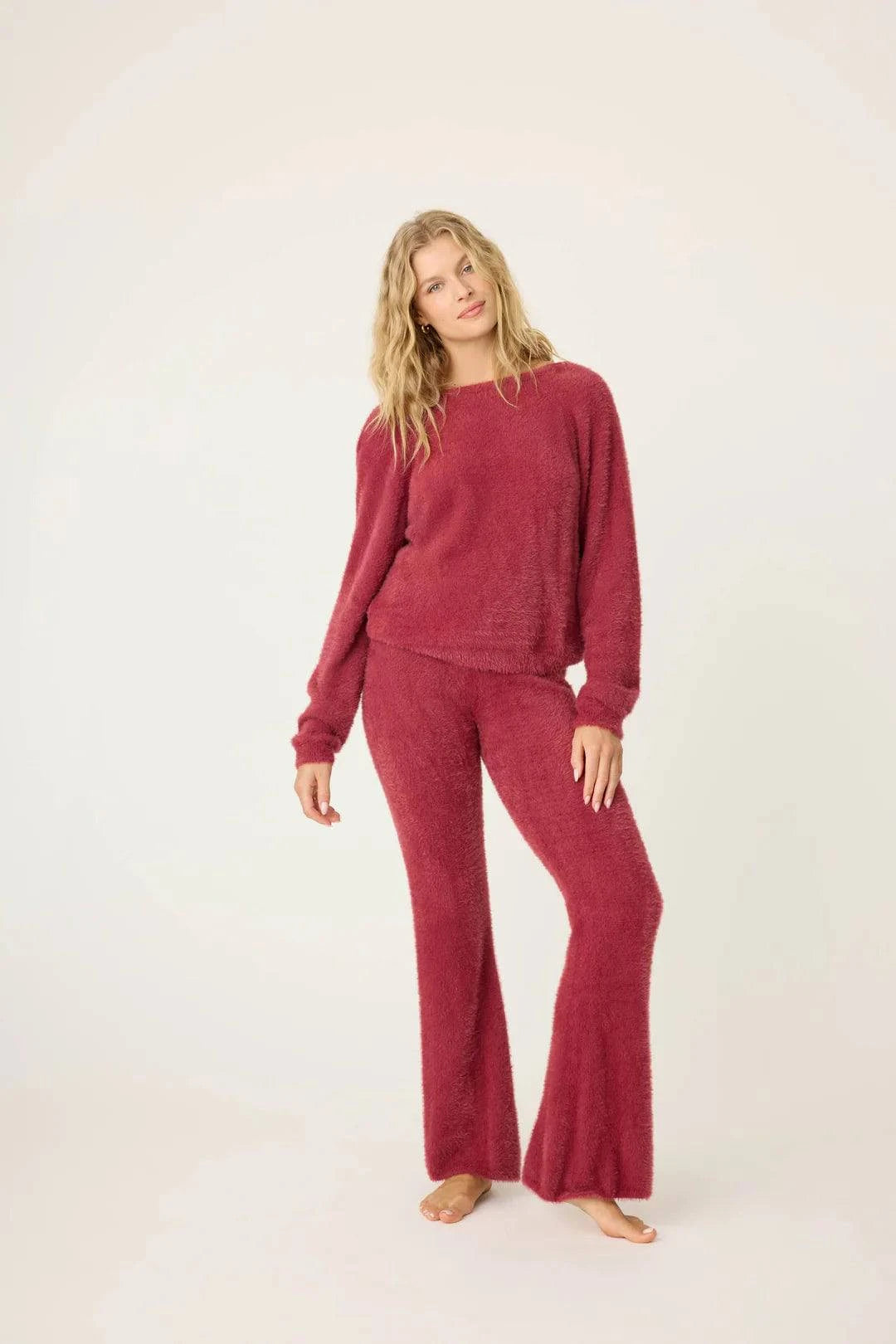 Full of Holiday Spirit LS Top by P.J. Salvage | Earth Red