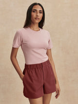 Nila Mid Rise Short 3.5 by Varley | Port