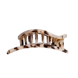 Blonde Tortoise Large Flat Circle Hair Clip