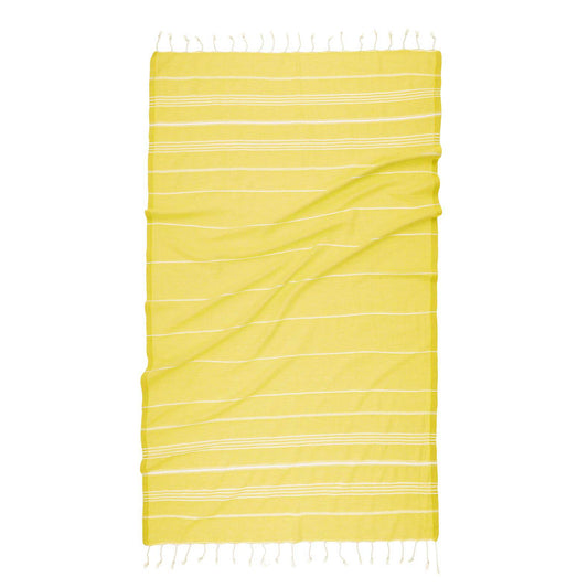 Salt Water Sun Turkish Towel by Riviera Towel Company | Yellow Rays - Zen&Zip
