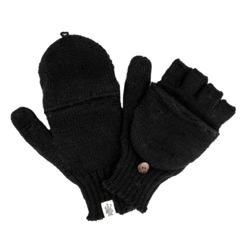 Bryant Fingerless Gloves w/ Flap by Nirvanna Designs