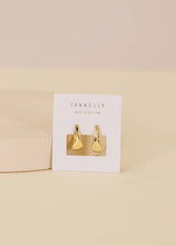 Small Ripple Gold Hoop by JaxKelly