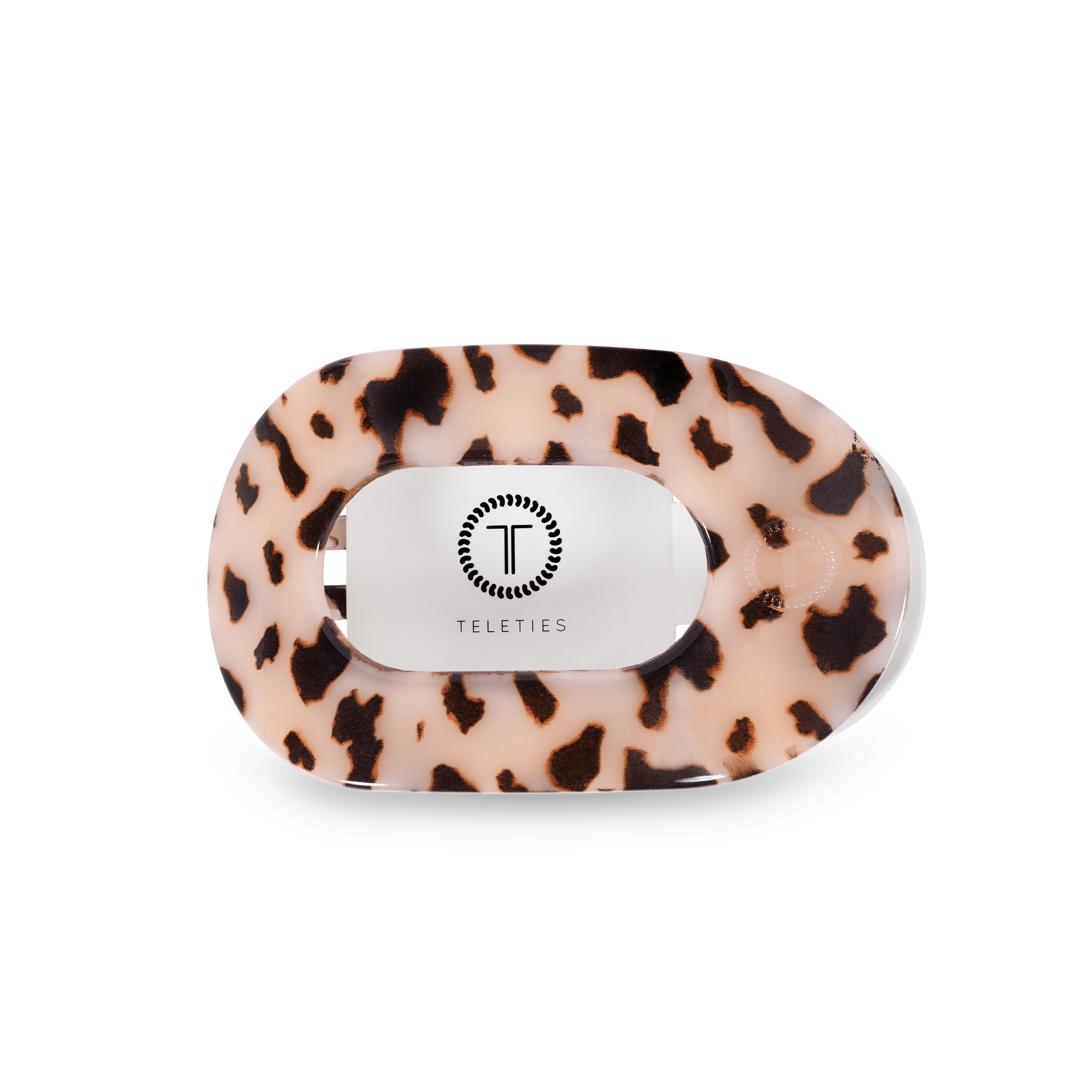 Blonde Tortoise Medium Flat Round Clip - Zen&Zip