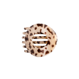 Blonde Tortoise Medium Flat Circle Hair Clip