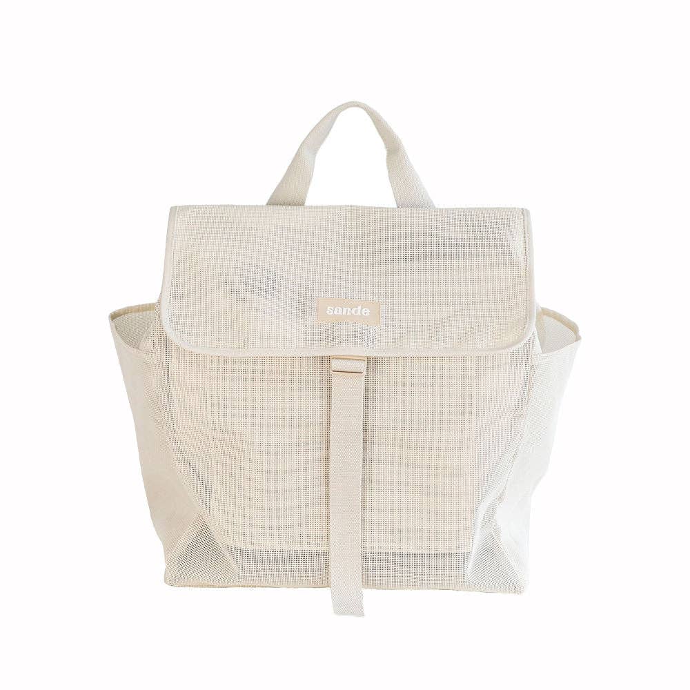 Beach Hauler Mesh Backpack by Sande | Sand
