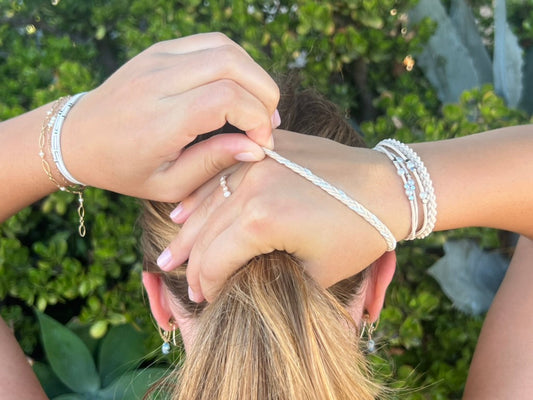 Latte Hair Tie Bracelets