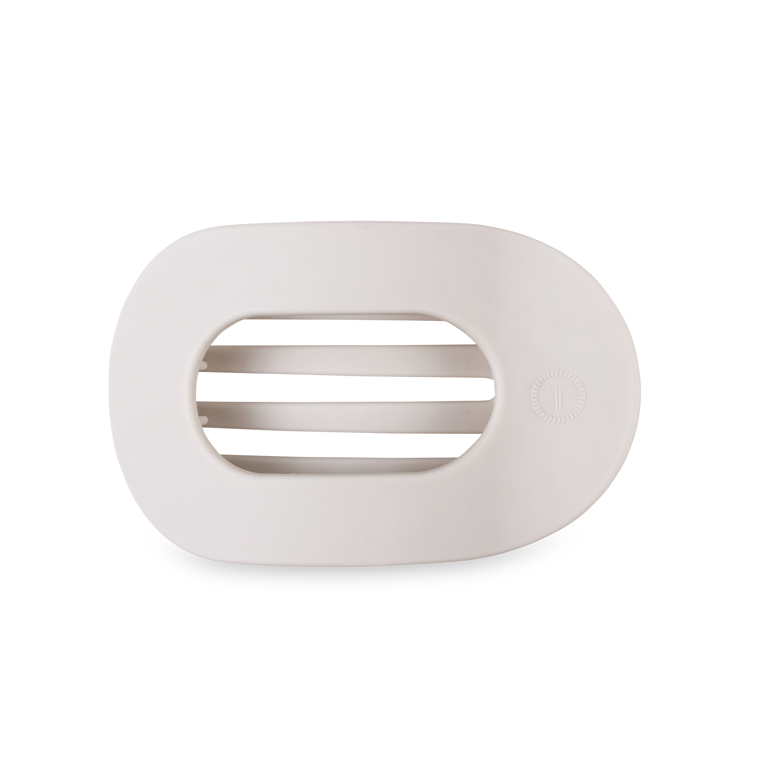 Toasted Medium Flat Round Hair Clip