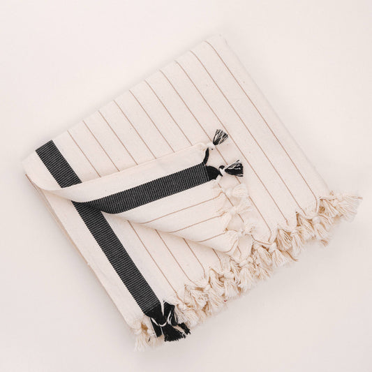Soft Bliss Turkish Towel by Moa | Light Stripes - Zen&Zip