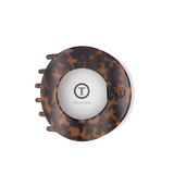 Tortoise Large Flat Circle Hair Clip