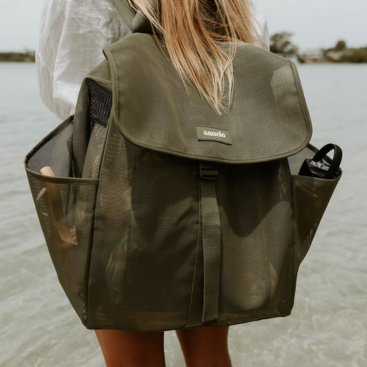 Beach Hauler™ Mesh Backpack by Sande | Pandanus