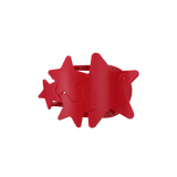 Flat Hair Clip | Medium | Red Shooting Star - Zen&Zip