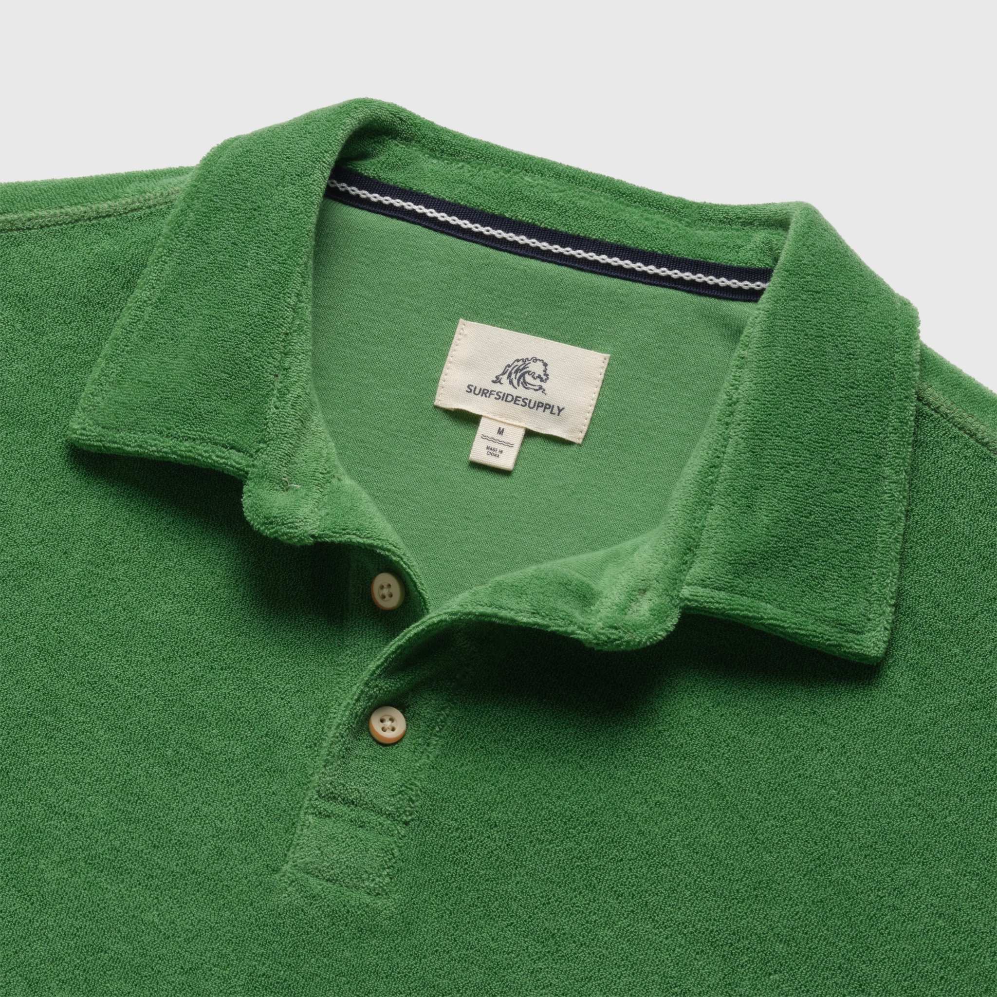 Ryan Saltwater Terry Polo - Turf Green - Zen&Zip