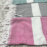 Turkish Towels Large, 100% Cotton Towels | 40x70" | 200 GSM - Zen&Zip