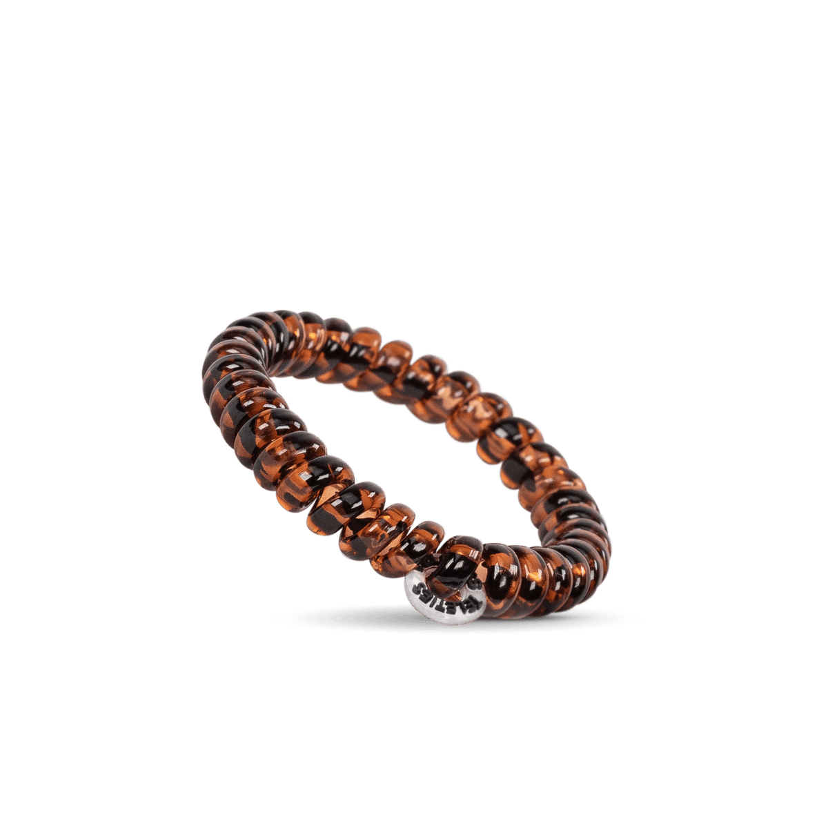 Tortoise - Small Spiral Hair Coils, Hair Ties, 3-pack