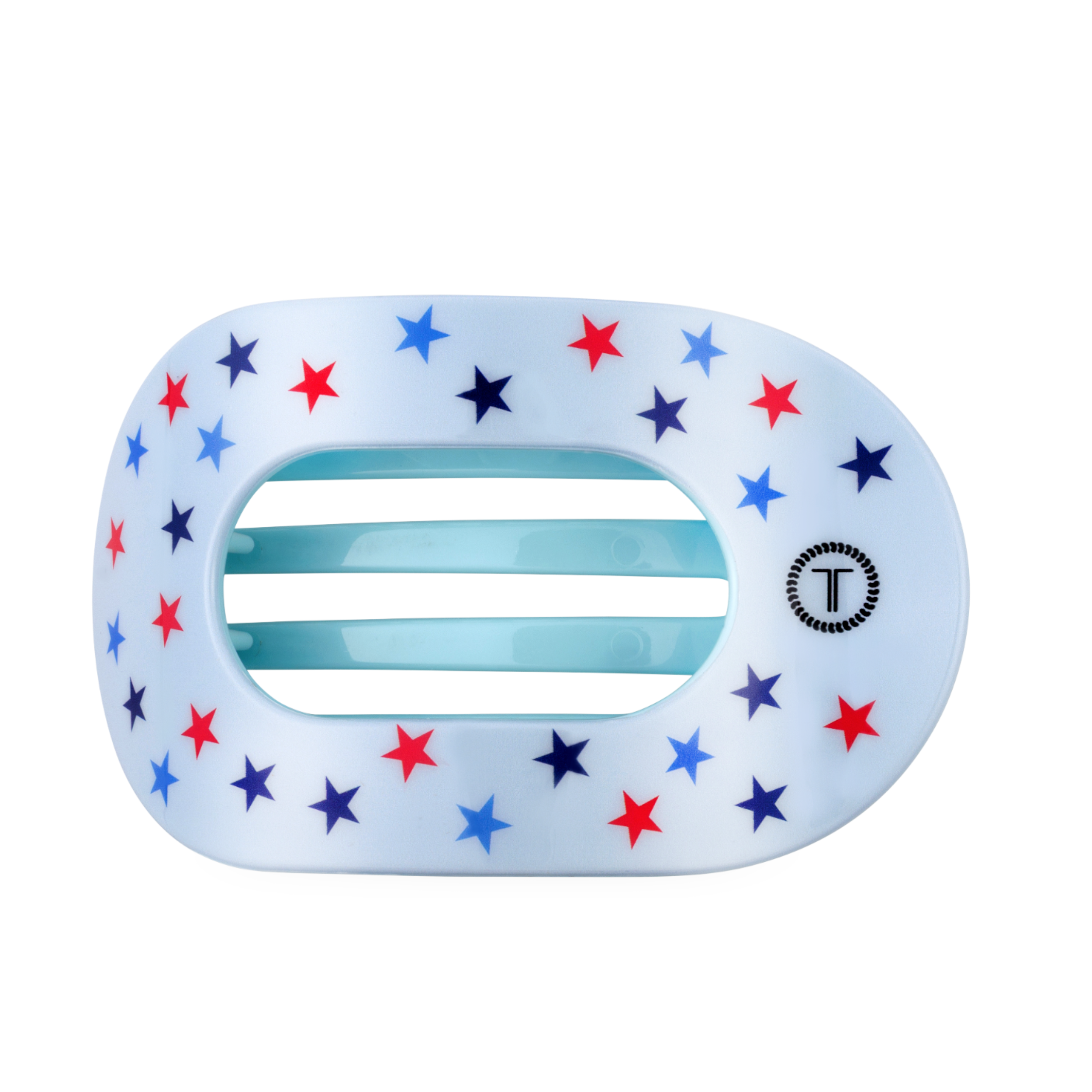 Flat Round Hair Clip | Large | United We Sparkle - Zen&Zip