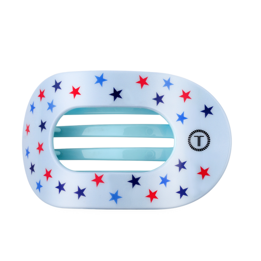 Flat Round Hair Clip | Large | United We Sparkle - Zen&Zip