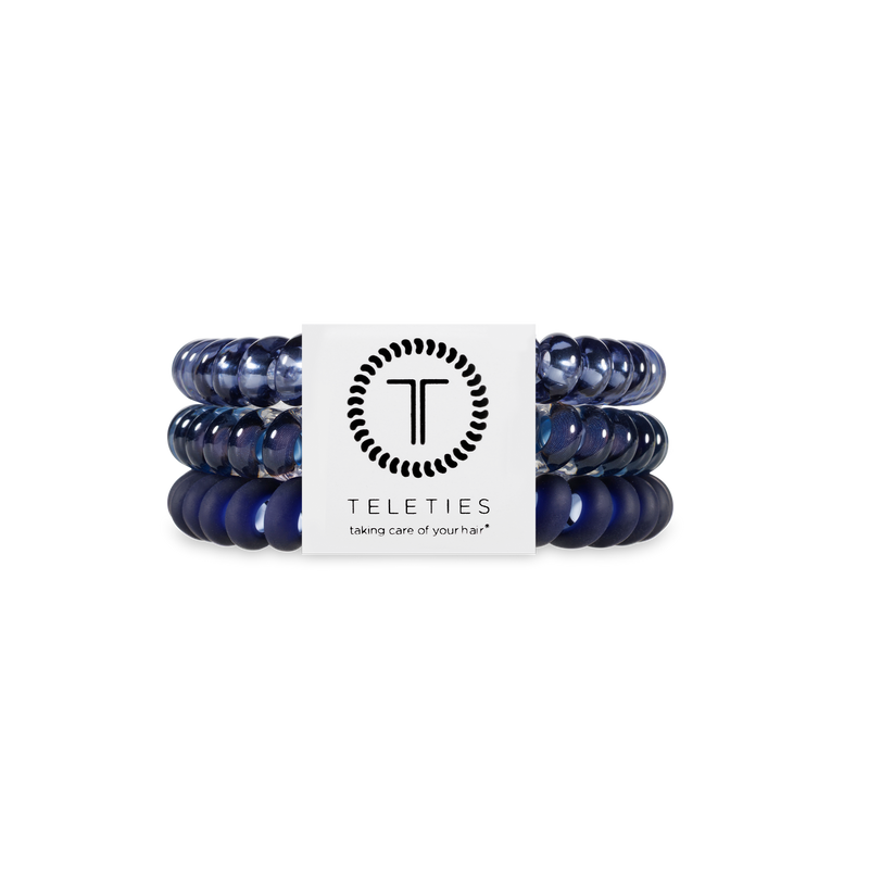 Spiral Hair Coils | Small | Nightfall Navy Hair Ties