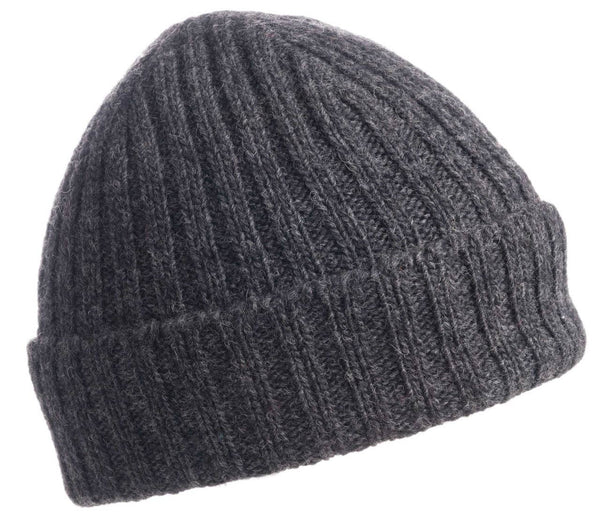 Clyde Rib Fold Cap | Charcoal