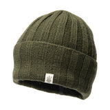 Ribbed Beanie by Nirvanna Designs | Olive
