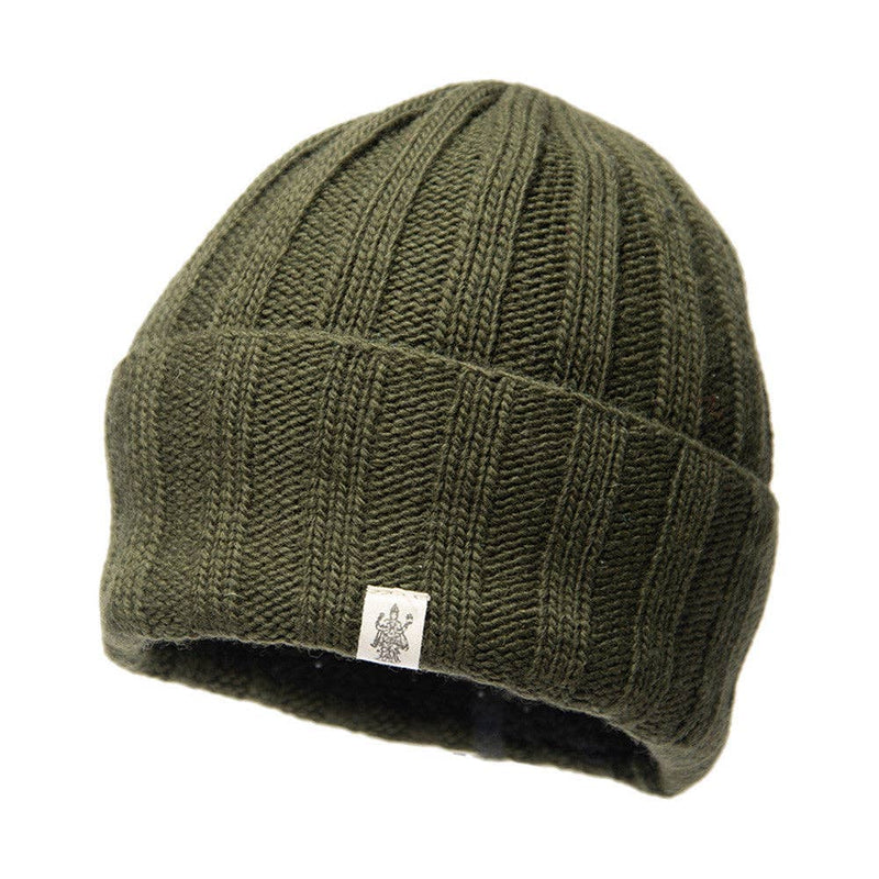 Ribbed Beanie by Nirvanna Designs | Olive