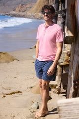 Sean Burnout Henley by SurfSideSupply | Brandied Apricot - Zen&Zip