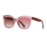 Amelia by Blue Planet | Crystal Rose/Wood Temples/Rose to Smoke Polarized
