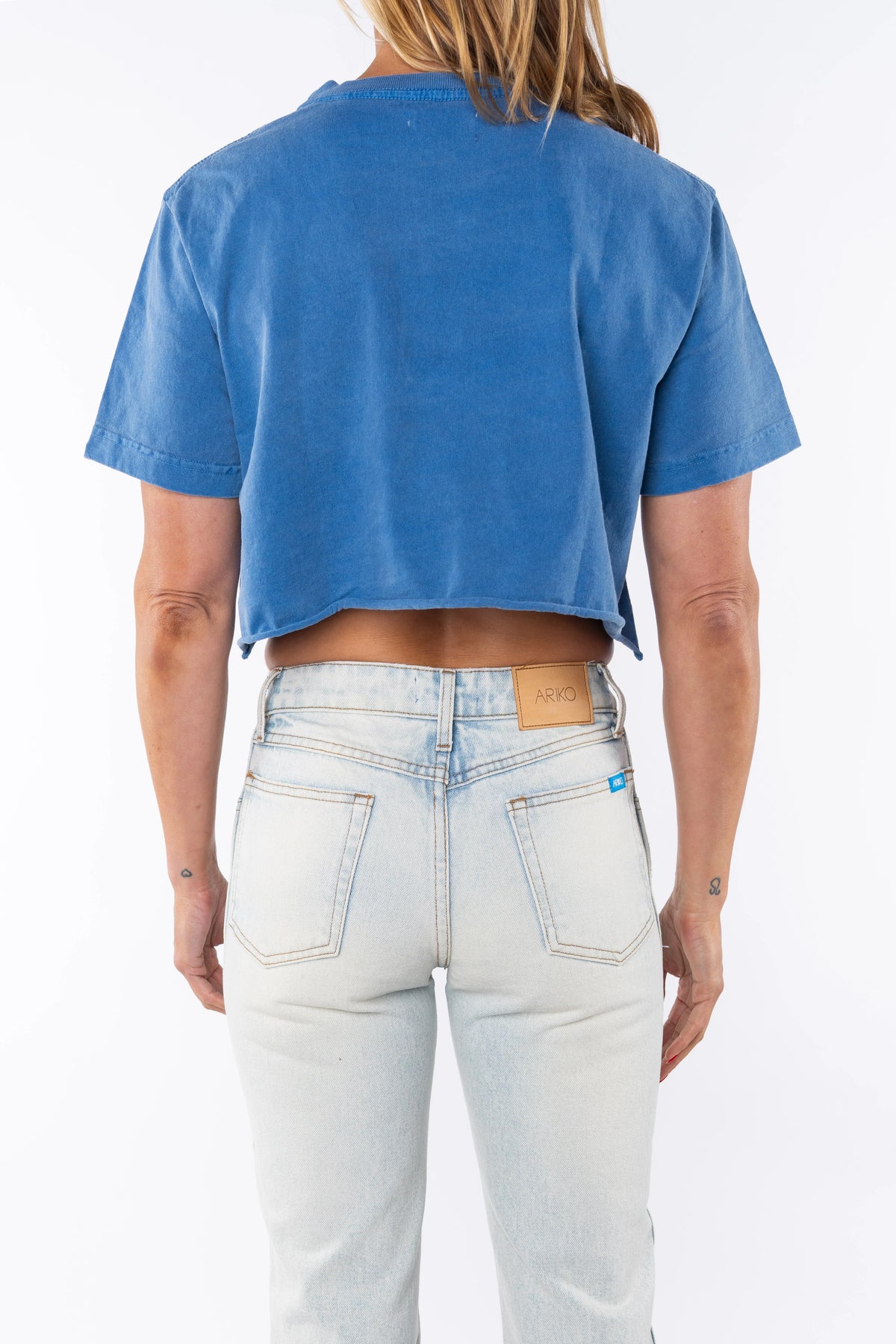 Beach Crop TShirt by Ariko LA | Blue Wave