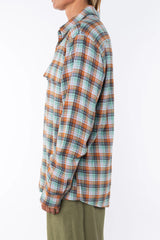 Summer Softy Plaid Shirt by Ariko LA | Green/Orange
