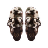 Aspy Fur Clog by Solei Sea | Camo