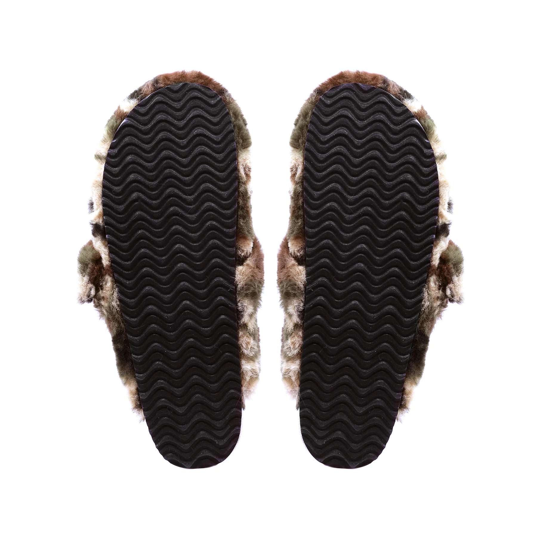 Aspy Fur Clog by Solei Sea | Camo