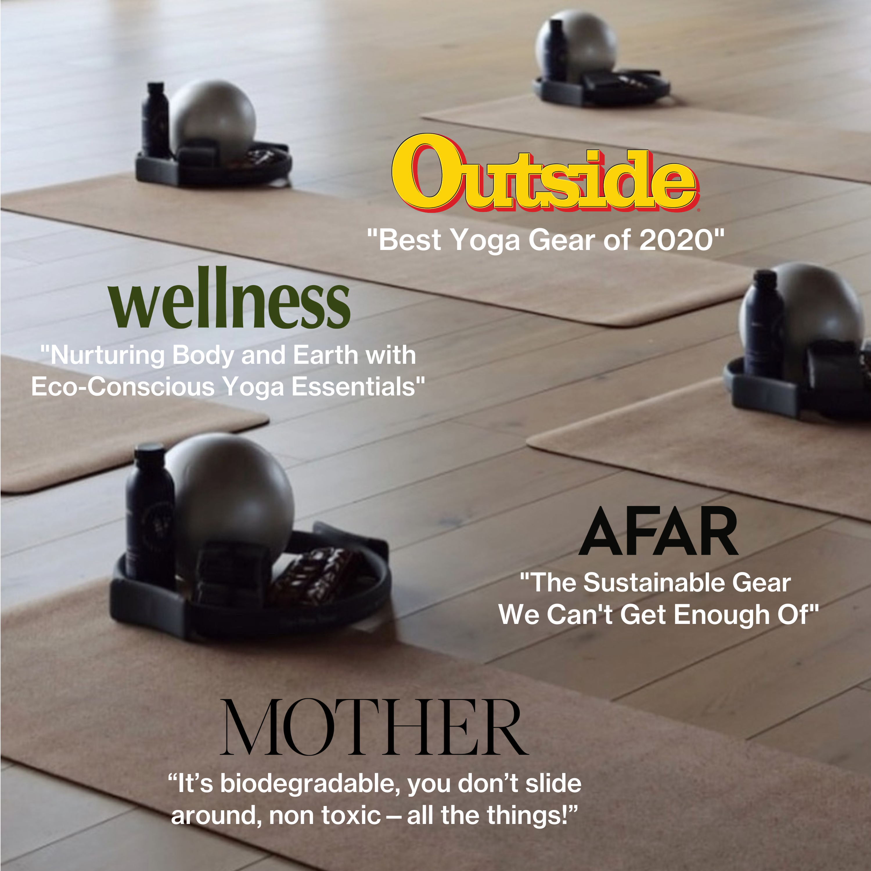 Ananday Cork Yoga Mat