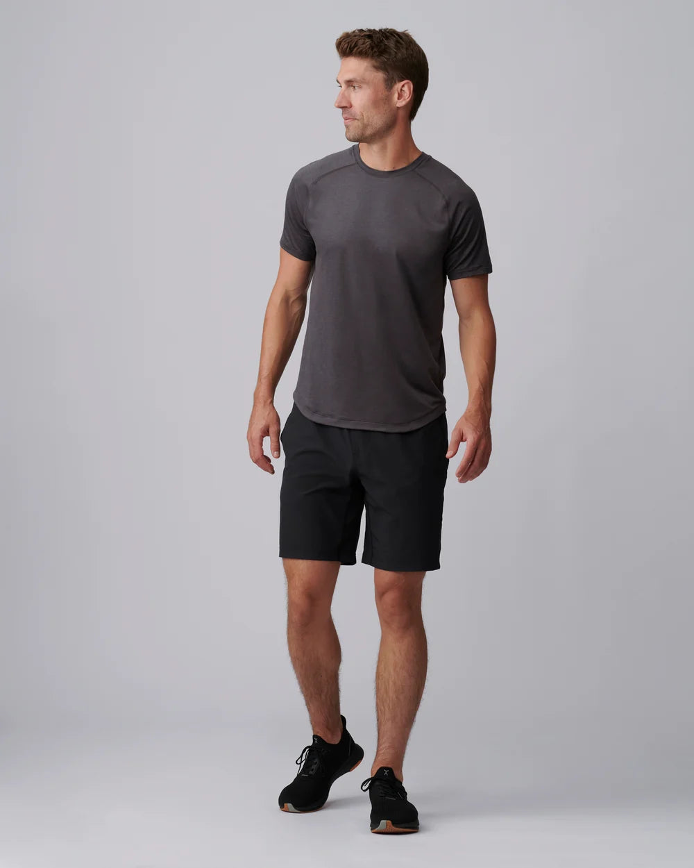 Atmosphere Tee by Rhone | Asphalt Heather
