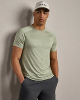 Atmosphere Tee by Rhone | Dusty Sage Heather