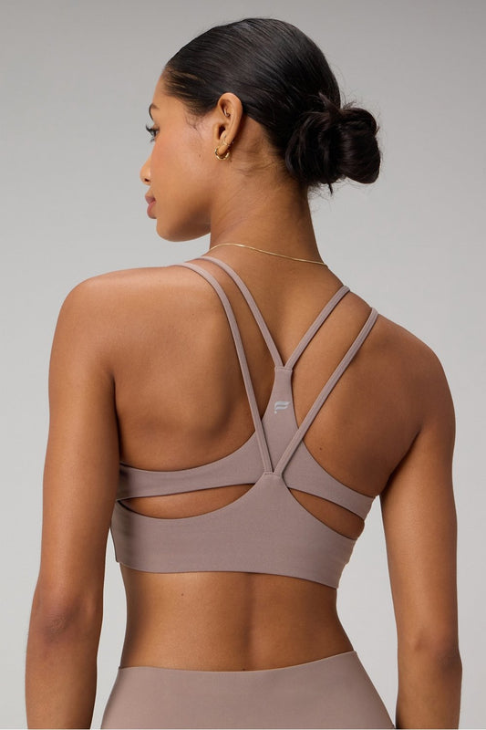 Principal Low Impact Bra by Fabletics | Desert Shadows