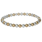 Classic Two-Tone Ball Bracelet by Bara Boheme | 5mm