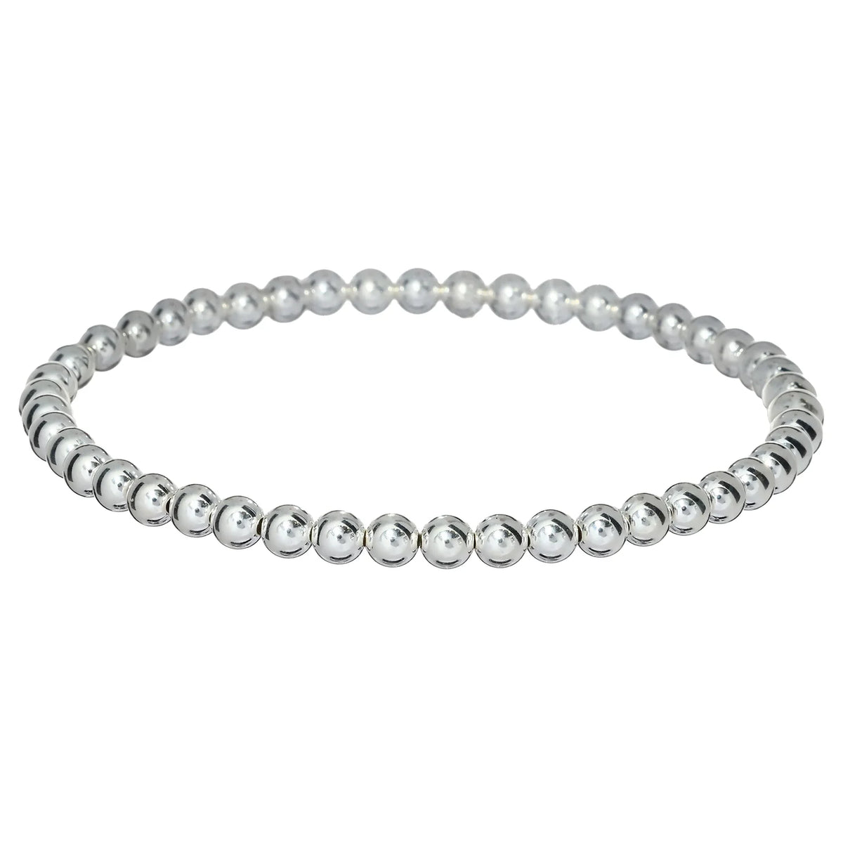 Classic Sterling Silver Ball Bracelet by Bara Boheme | 4mm