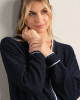 Birdie Oversized Cardigan by Rhone | Navy Blue