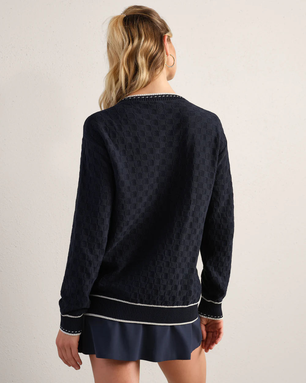 Birdie Oversized Cardigan by Rhone | Navy Blue