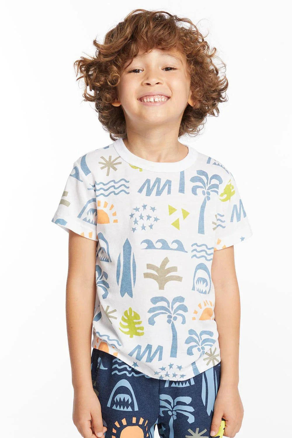 Surf’s Up Tee by Chaser Kids | White