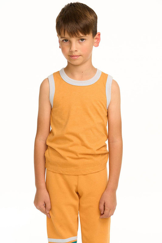 Vintage Jersey Tank by Chaser Kids | Social Stripe - Zen&Zip