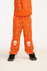 Skater Skull Pants by Chaser Kids | Red Orange