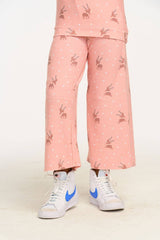 Reindeer Snow Pants Pink