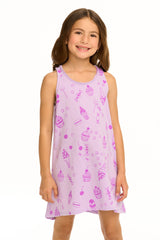 Tank Dress Digital Lavender