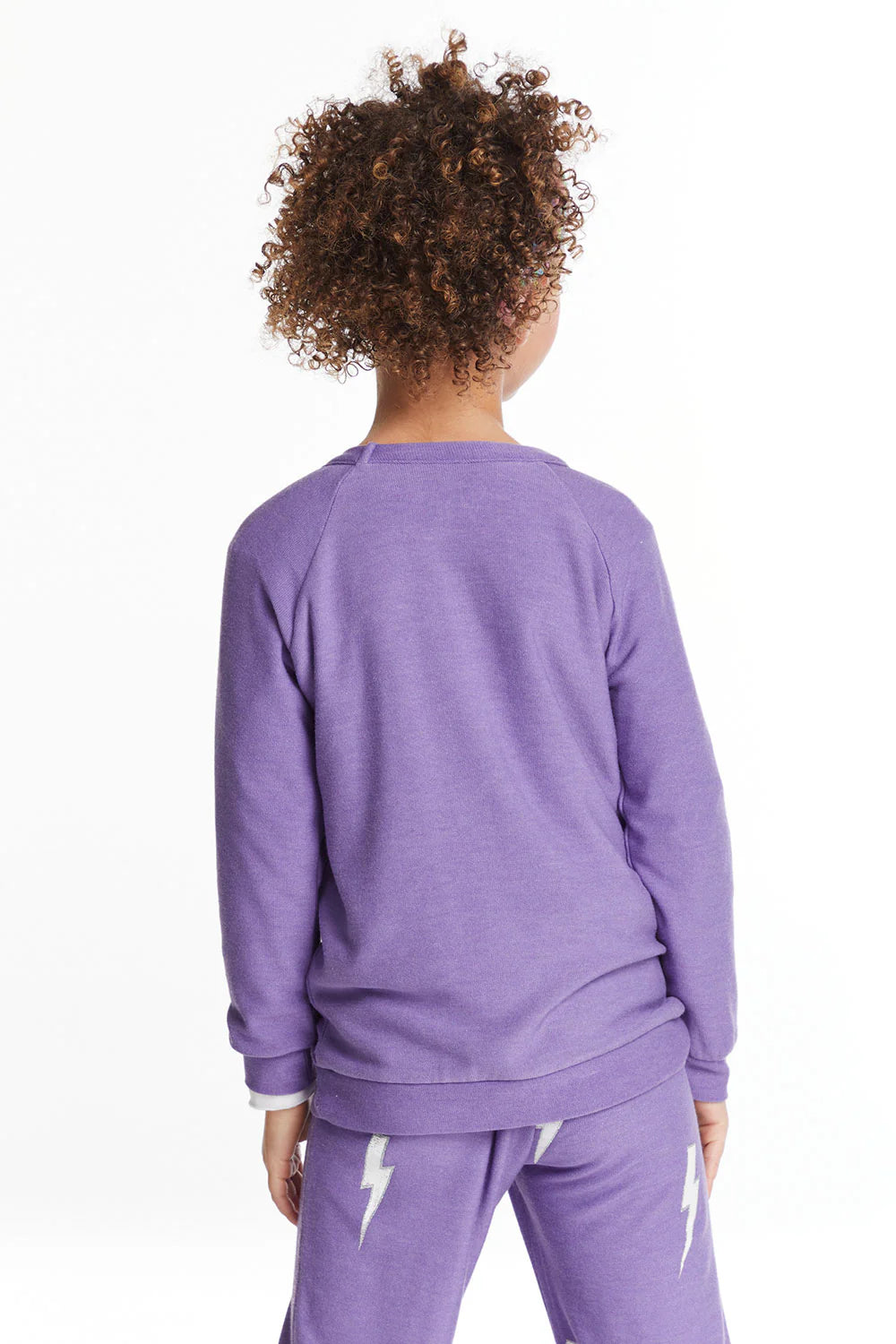 Glitter Bolt Top by Chaser Kids | Veronica Purple