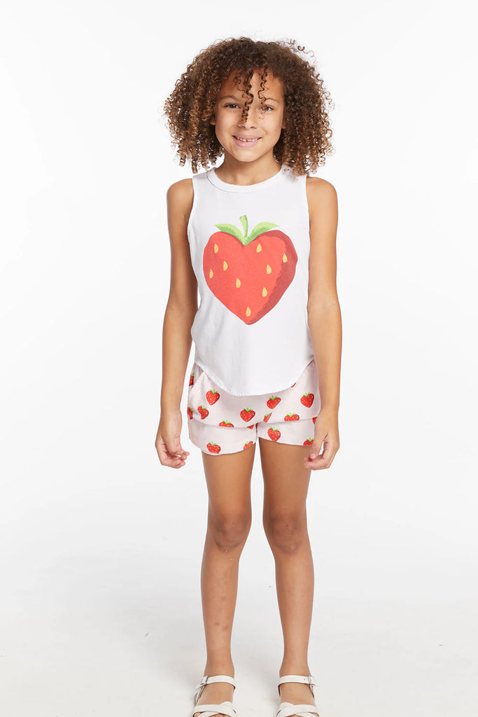 Heart Strawberry All Over Shorts