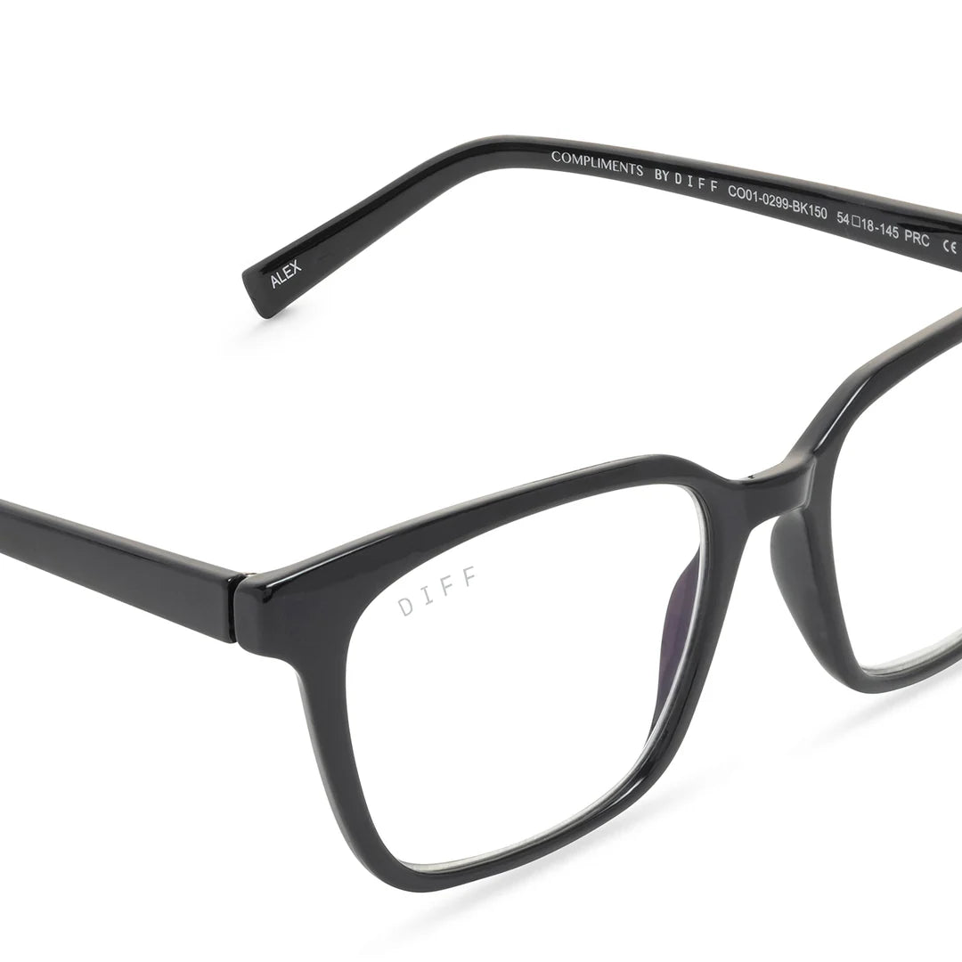 Alex Readers by DIFF | Black + Blue Light