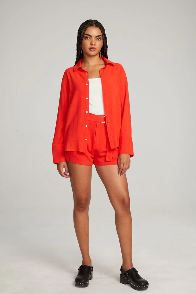 Helena Button Down Flame