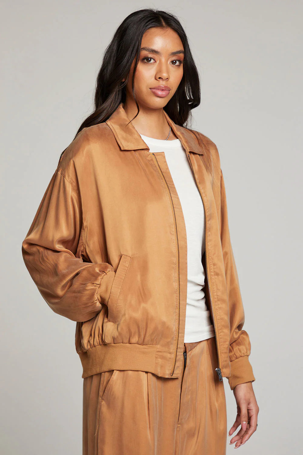 Johnny Zip Up by Chaser | Toffee