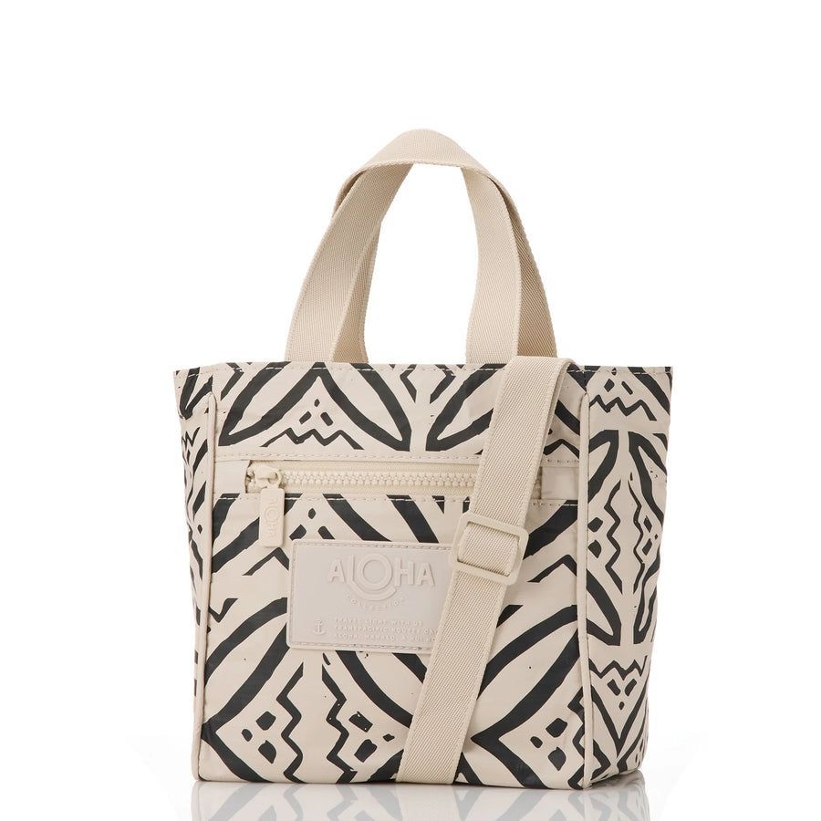 Pasifika Crossbody by Aloha Collection | Black/Sandstone