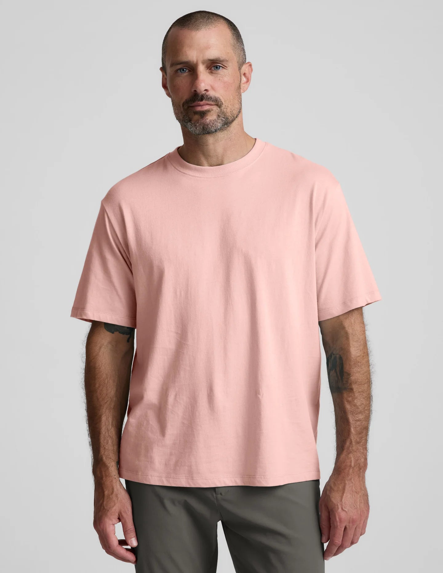 Soft Knit Cotton Tee by Beyond Yoga | Umber Pink